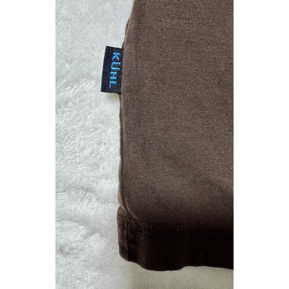 Kuhl Brown Kommando Crew Wildfibre Born In The Wild Trail Hiking Organic Large - Picture 5 of 9